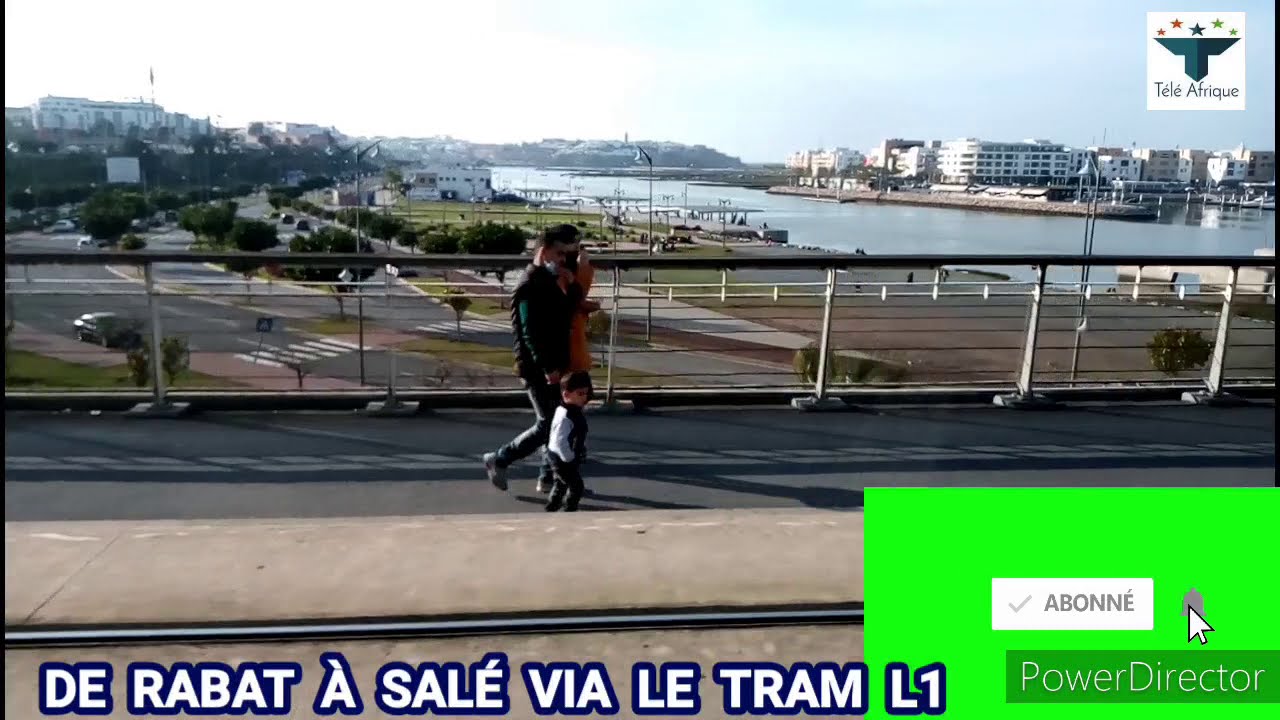 MAROC 2021 de Rabat à Salé  TRAM L1