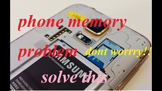 how to solve phone memory full problem (How to solve insufficient memory problem in android phone) screenshot 3