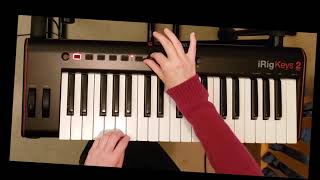 IK Multimedia iRig Keys Pro 2 MIDI controller keyboard tutorial by Laura Reynolds