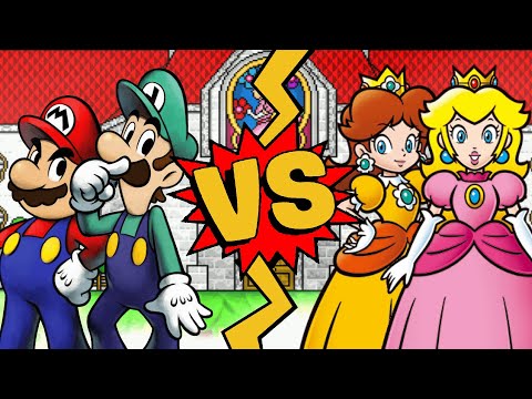 M.U.G.E.N Battles | Mario/Luigi vs Peach/Daisy