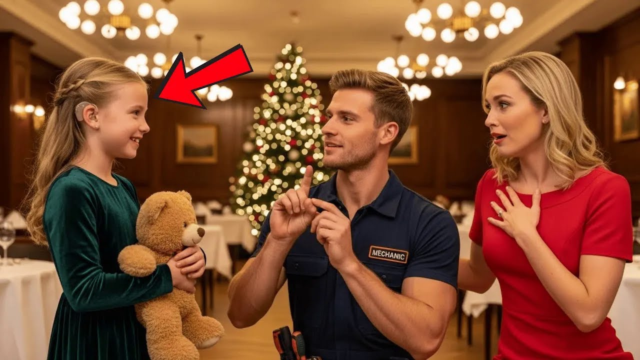 CEO Nahm Gehörlose Tochter Zum Weihnachtsessen — Gebärdensprache Des Single-Vaters Ließ Sie Lächeln