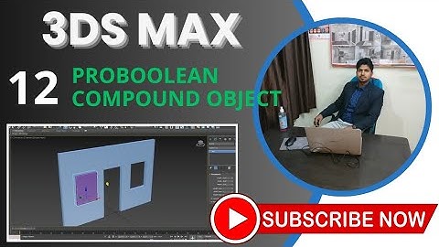 Part - 12 (pro boolean) Compound Object #3dsmax