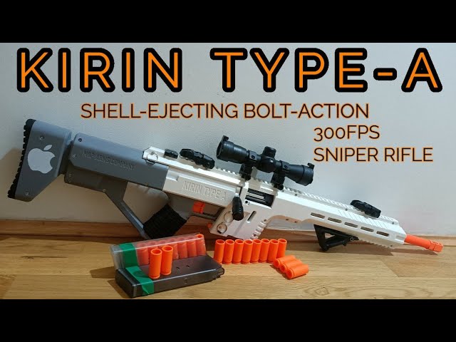 The Most Realistic NERF Bolt-Action Sniper Rifle: The Wrenfield (Magfed,  Shell Ejecting) 