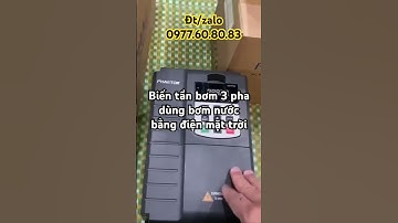 Biến tần bơm, tưới nước bằng điện mặt trời không lo tốn tiền điện, tiền xăng, dầu