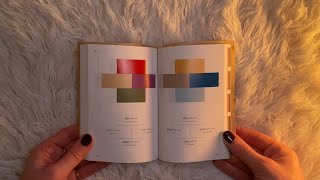 ASMR Dictionary of Color Combinations (Flip Through) ~ screenshot 4