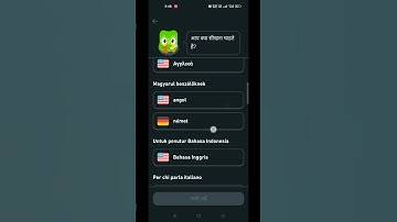How to select telugu in Duolingo app