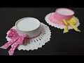 紙コップ工作 /ミニ帽子の作り方/DIY‐ craft-easy Paper Cup Hat / How To Make Hat / Paper Cup Craft Ideas