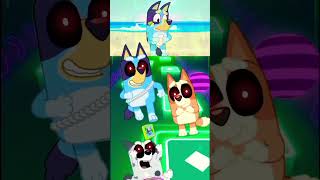 Scary Bluey Vs Scary Bingo Vs Scary Muffin #tileshop #coffindance #shorts #bluey_bingo