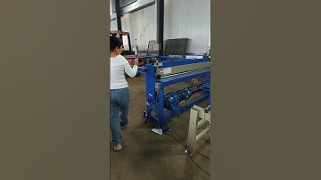 customer online testing wire mesh welding machine #machine #wireworks