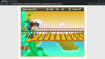 BBC Bitesize KS1 Maths Adventure Sequences Walkthrough