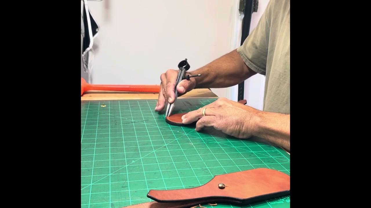 Making A Handmade Leather Coin Sap / Jack Sap / Slapjack / Sap