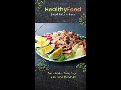 Video: Salad Hijau Dengan Tuna Dan Telur Rebus