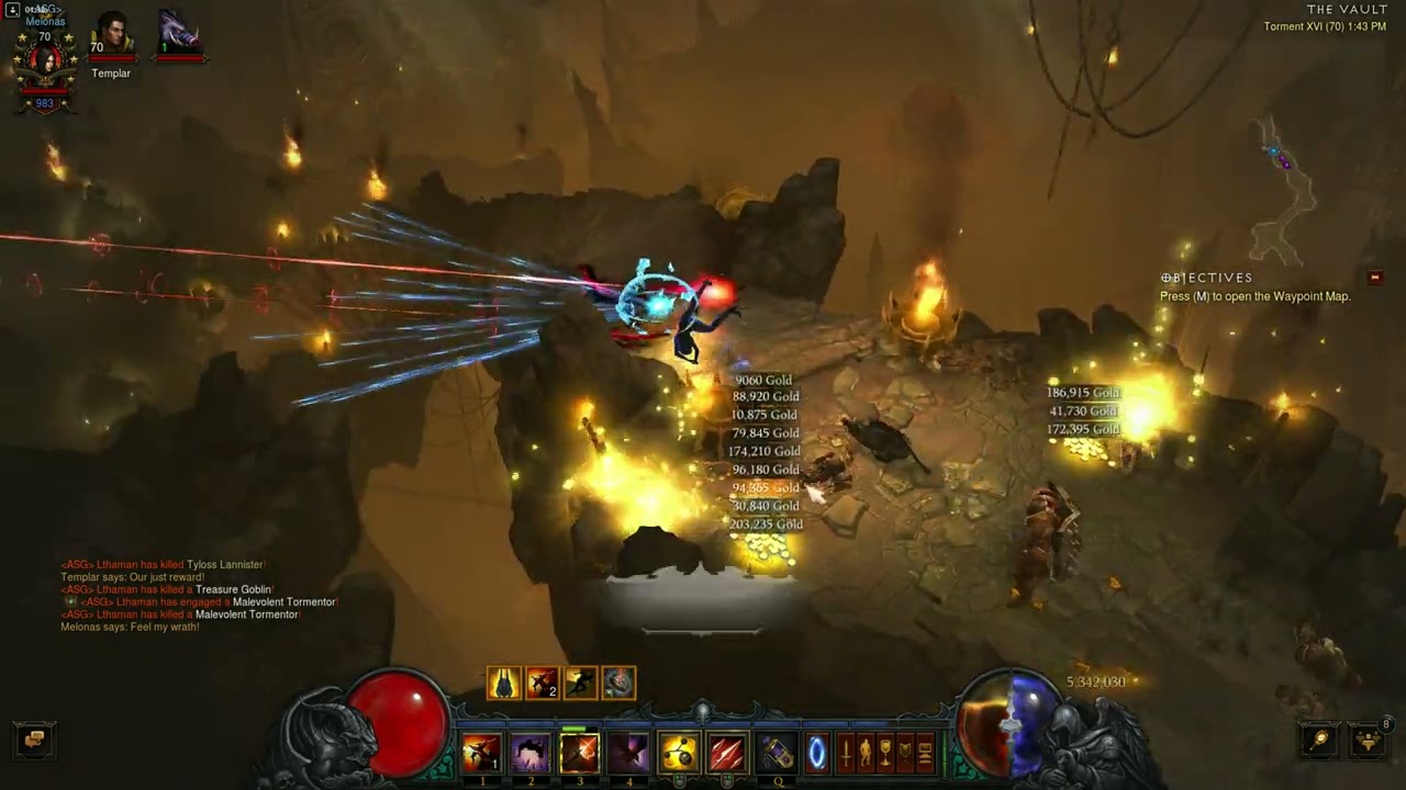 Diablo III How to open portal to the Vault