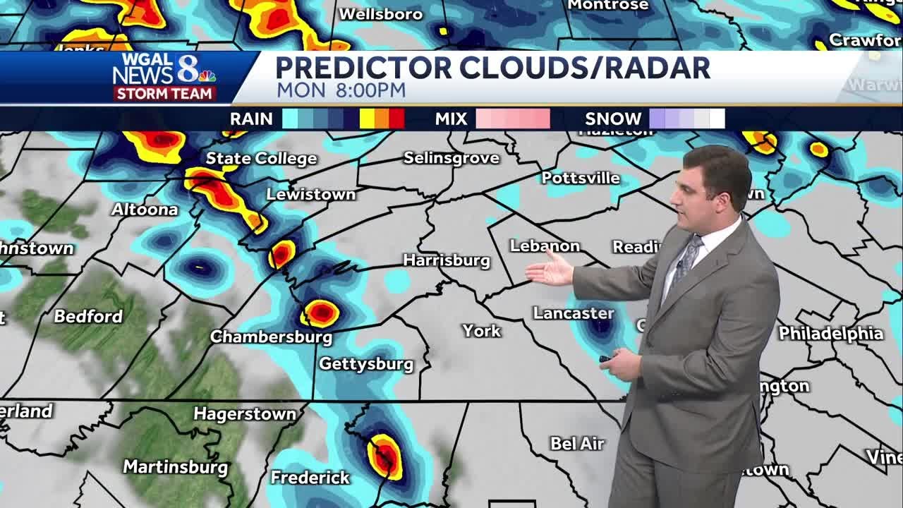 SOUTH CENTRAL PA: Scattered rain and t'showers this afternoon and ...