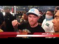 PRIMERAS PALABRAS DE CANELO ÁLVAREZ AFTER STOPPING BILLY JOE SAUNDERS