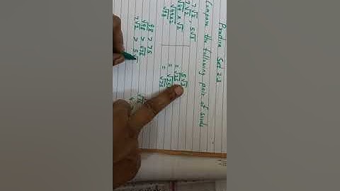 Class 9th Algebra  Topic: Real Numbers Practice Set 2.3) Q.5)Compare the  following pair of surds