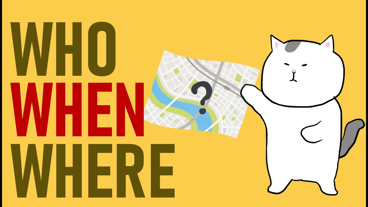 [GENKI Lesson 3] HW questions (Who? Whose? When? Where? Where to? Where at?)
