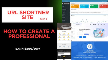 Create a Profitable URL Shortener Website | Earn Money Online with AdLinkFly 🚀 part 2