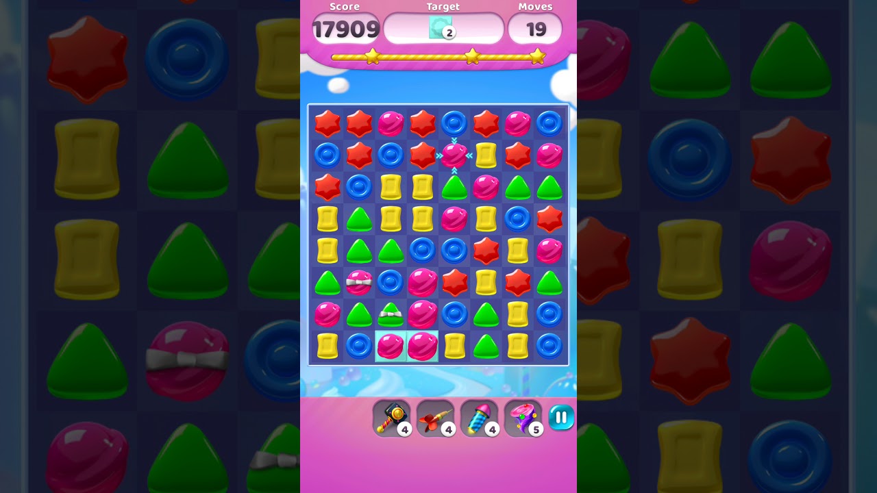 Candy Deluxe Lv 012- Конфеты Три в Ряд Самоцветы Ур 12. ГОЛОВОЛОМКА