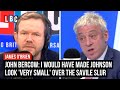 John Bercow: I would have made Johnson look 'very small' over the Savile slur | LBC