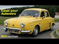 Renault Dauphine 1093 de 1964 version Rallye ESSAI POV MAXreportage