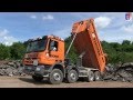 MERCEDES ACTROS 4146 DUMP TRUCK / Rundmuldenkipper Fischer Weilheim, 2013.