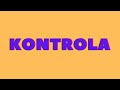 Kontrola - Trio Mio X Bensoul ( zamora remix Lyric Video)