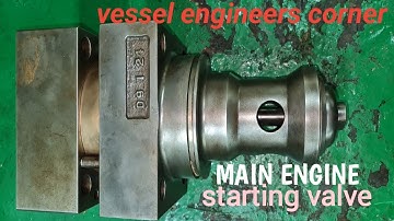 OVERHAUL MAIN ENGINE STARTING VALVE