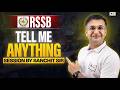✨RSSB - Tell Me Anything Session | RSSB 2026 | LIVE on KnowledgeGate | ⏰ 7 :00 PM