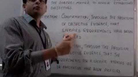 Video on Difference Between Review, Verification and Validation by Advance Innovation Group