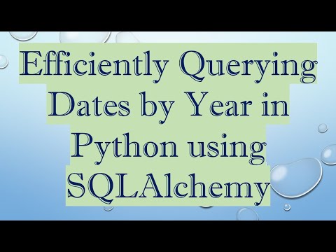 Efficiently Querying Dates