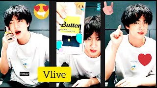 BTS Jin Vlive Live || Jin Eating & Funny moments #btssongs#jin#btsfunnymoments#btsff#btsvlive#jinff