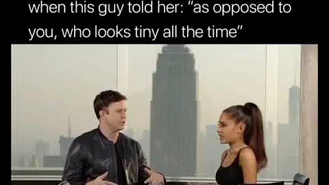 Ariana Grande was very offended when this guy told her   tiktok honeymoon
