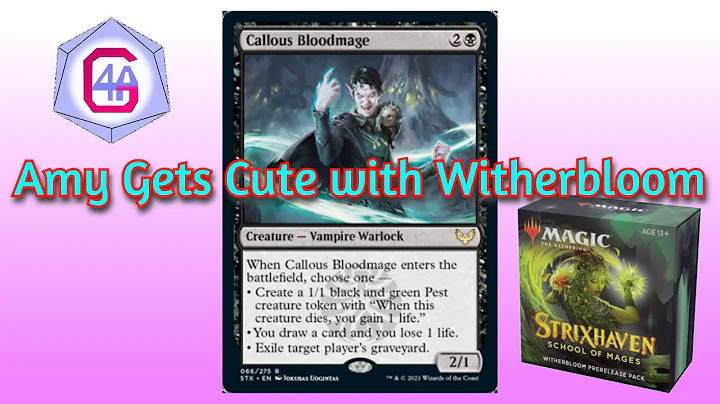 Strixhaven - Witherbloom Pre-Release Pack Opening #1
