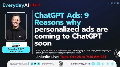 ChatGPT Ads: 9 Reasons why personalized ads are coming to ChatGPT soon.