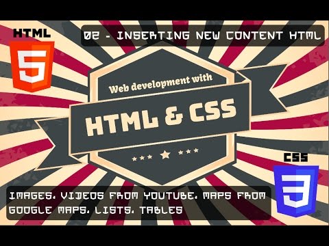 HTML / CSS Tutorials - 6e - INITE - 02 - Inserting content into HTML ...