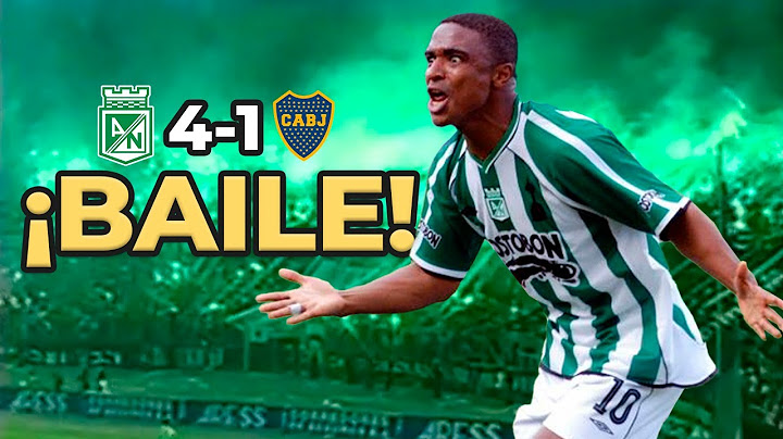 La vez que NACIONAL BAILÓ A BOCA (Atlético Nacional 4 Boca Juniors 1)