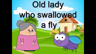 Old Lady Who Swallowed A Fly With Lyrics