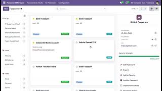 Password Manager Odoo screenshot 2