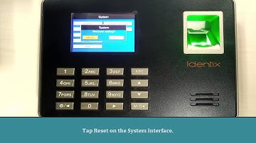 eSSL LX16 How to reset