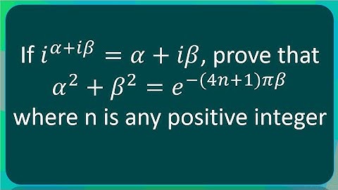 Logarithm of Complex Number | Example 6 | Crash Course | MU
