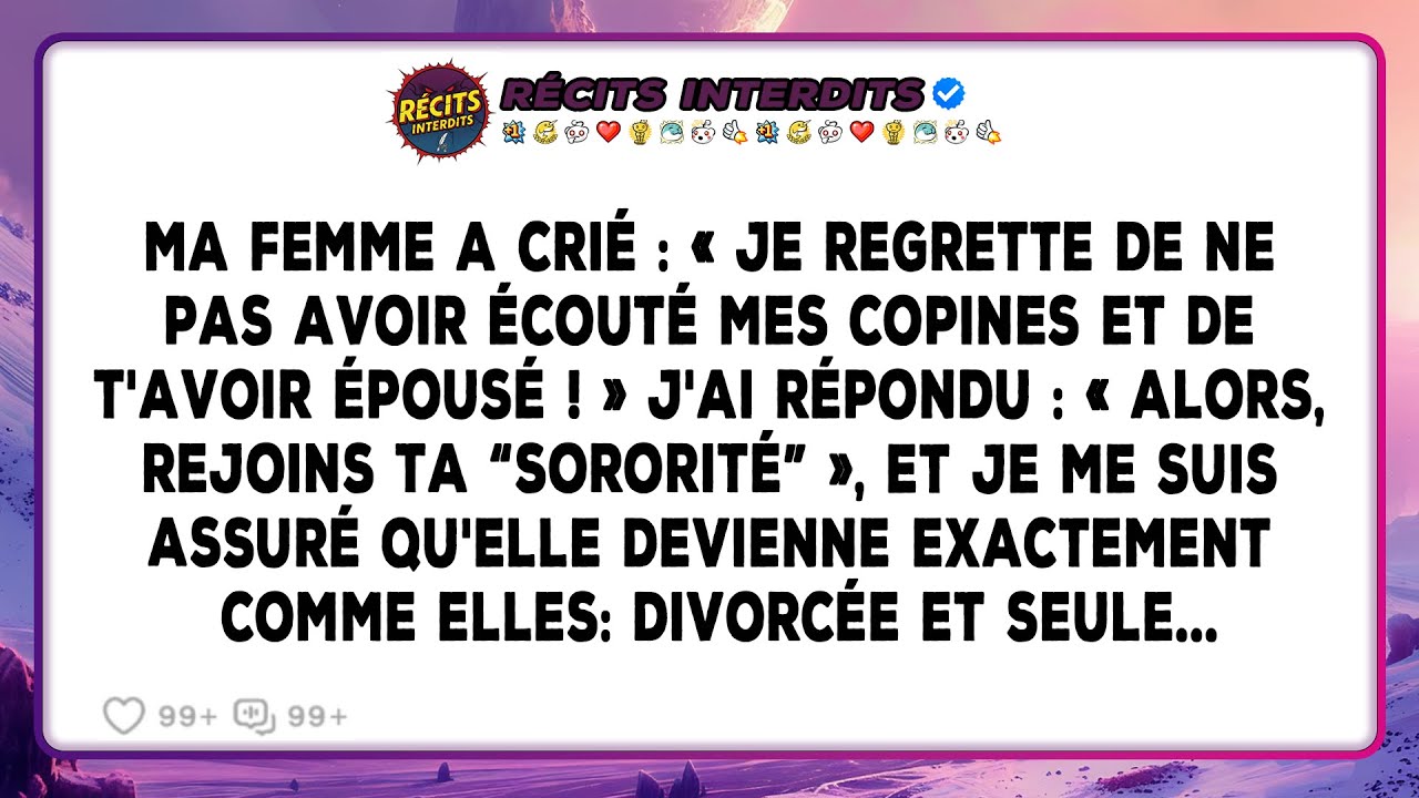 Ses Amies Ont Toujours Été Contre Moi, Alors Je Suis Parti Et Je L'ai Laissée Devenir Exactement...