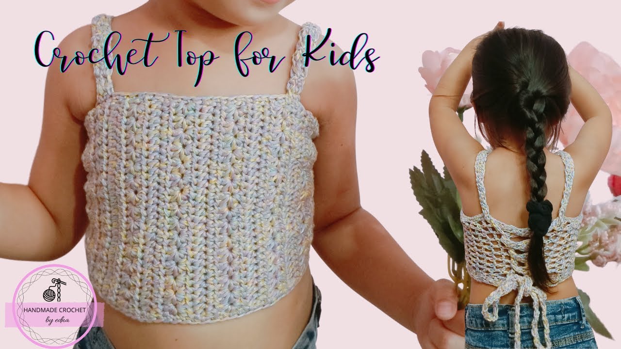 Easy and Beginner Friendly Crochet Top for kids Tutorial