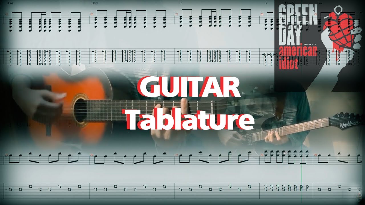 🎸🎸 Rod Cast "Wake Me Up When September Ends" (GUITAR Tabs) Green