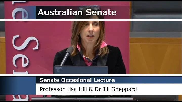 Senate Occasional Lecture - Professor Lisa Hill & ...