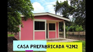 Concretera Total Nicaragua prefabricated house of 42m2