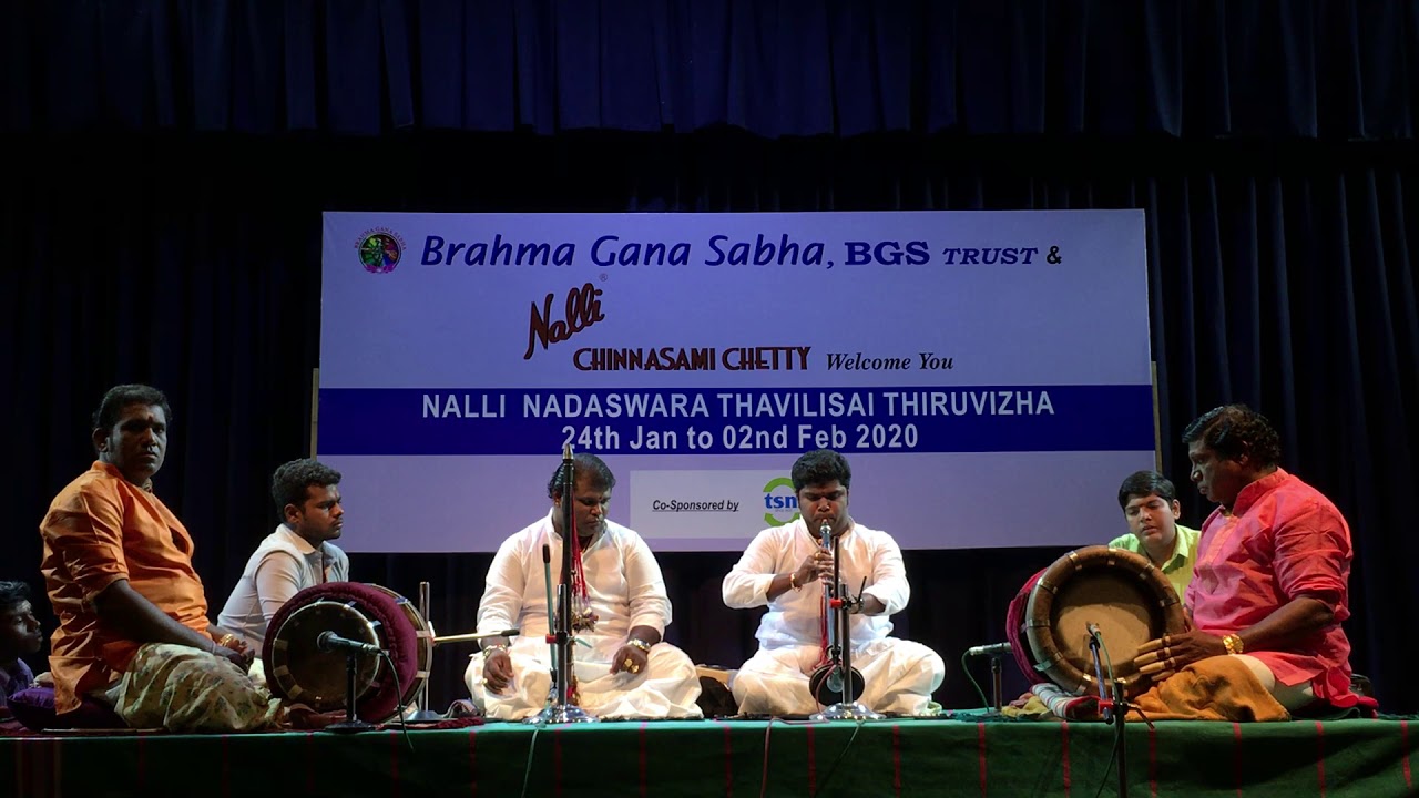 Nadhaswara Thavilisai Festival 2020 @ Brahma Gana Sabha— 2 Feb 18.30 — #2/3
