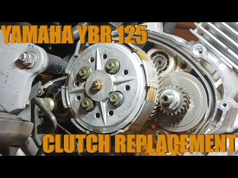 How To change clutch on Yamaha YBR 125 ED6 engine