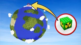 LA TIERRA VS BOMBA NUCLEAR  ¿SOBREVIVIREMOS A ESTE RETO DE MINECRAFT?