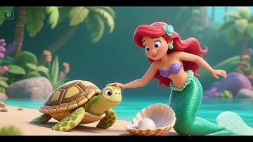 🧜‍♀️🐢 Mermaid Helps Turtle Find a Shell 🐚🌊 | Nursery Rhymes & Kids Songs